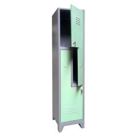 Vestiar metalic Ellit® COMPACT Z2 uși 1800x400x450 mm