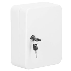  Caseta cheie Ellit® KEY20 cu brelocuri incluse 200x160x75 mm alba
