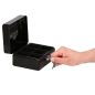 Caseta bani Ellit® CASH1 80x150x120mm negru
