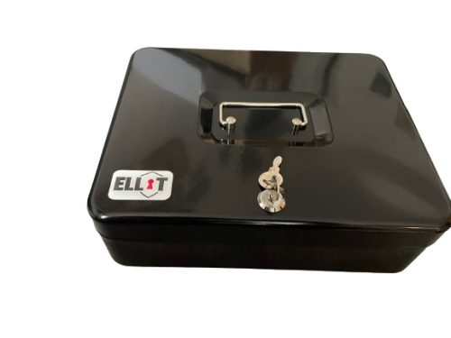 Caseta pistol Ellit® Home GunBOX cheie 300x240X90mm negru