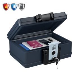   Caseta antifoc Ellit® BasiLock210 cheie 354x282x154 mm negru