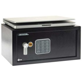   Seif laptop mobila Yale® YLC/200/DB electronica 200x430x350 mm