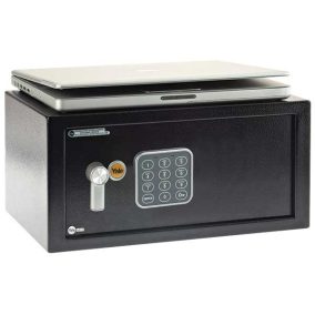   Seif laptop mobila Yale® YLC/200/DB electronica 200x430x350 mm