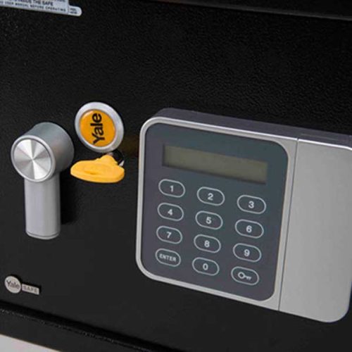 Seif laptop mobila Yale® YLG/200/DB electronica 200x430x350 mm