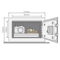 Seif hotel mobila Yale® YSV/200/DB 200x310x200 mm