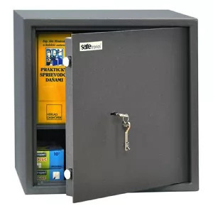 Seif certificat antiefractie SafeTronics® ZSL 43M cheie 435x435x360 mm EN14450/S1